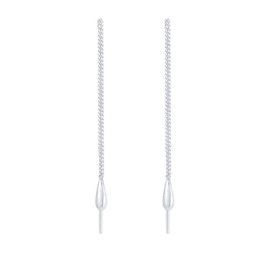 Elli Basic Women's Drop Earrings in 925 Sterling Silver, Sterling Silver, None
