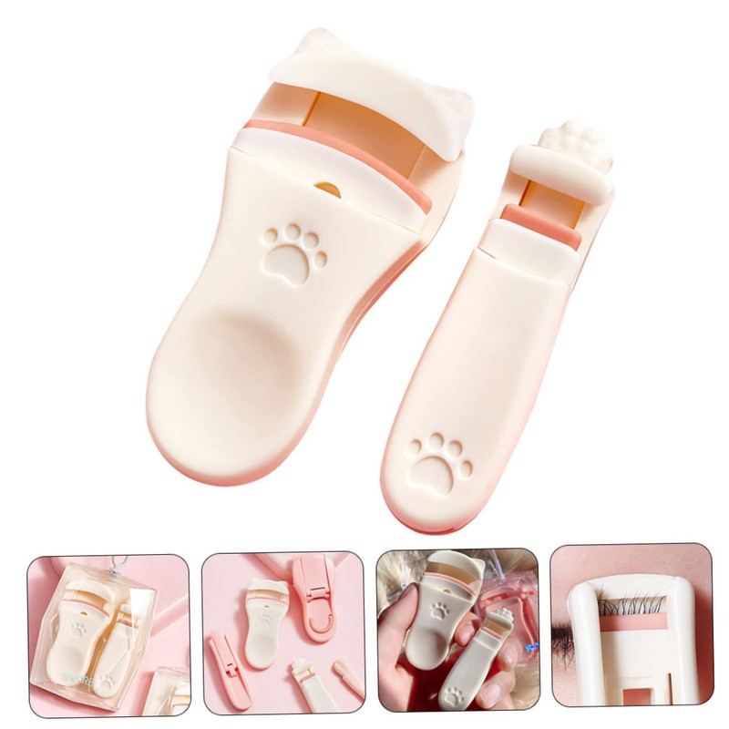 TOVINANNA 2pcs Asian Eye Eyelash Curler Inspired Lash Curler for