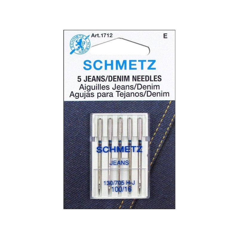 SCHMETZ Denim 5-Pack Size 16/100