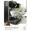 LE TAUCI 6 oz Cappuccino Cups with Saucers, Ceramic Coffee