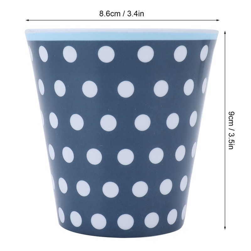 4Pcs/Set Cute Melamine Mug Imitation Porcelain Beverage Cup for Home