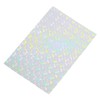 Transparent Polygonal Pattern, Clear Hologram Sheet, Approx. A4 Size, Approx.
