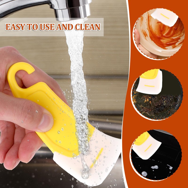 JJUNW 4 Pcs Kitchen Food Grade Silicone Spatula, 3D Printer