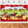 Mocsicka Kentucky Derby Fence Banner Run for The Roses Horse