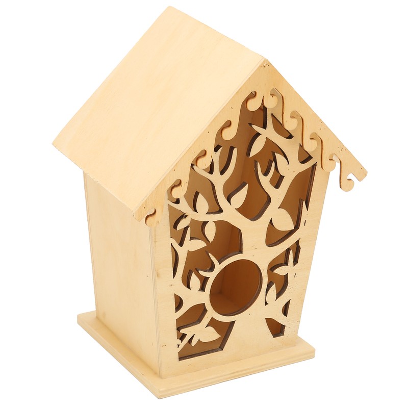 Bird Nests Hollow Tree Leaves Patterns Bird House Bird Cage