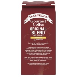 Marcella Original Blend 100% Arabica Gourmet Ground Coffee Light Roast 12 oz.