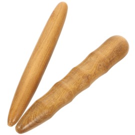BCOATH 2pcs Acupressure Stick Accupressure Massage Under Eye Massager Massage Stick for Face Massage Tools Neck Massagers Foot Massage Sticks Massage Trigger Stick Hand Wooden