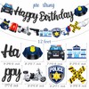 Police Birthday Party Banners 2Pcs Policeman Happy Birthday Banners Police