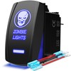 MicTuning MIC-LSK1 Zombie Lights Symbol Rocker Switch On-Off LED Light,