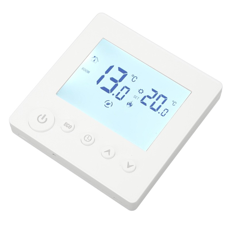 Floor Heating Thermostat Controller Programmable Control Panel LCD Display 90V‑240V