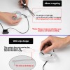 Unbranded Pink LED Car EL Wire Neon String Strip Lights