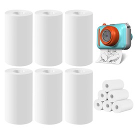6 Rolls Thermal Rolls Thermal Printer Paper for Children Instant Camera 57 x 30 mm Thermal Paper - Mini Printer Paper Roll - Portable Thermal Paper for Mobile Mini Photo Printer, Mini Thermal Printer