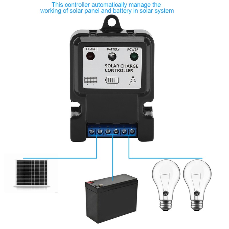 PWM Intelligent Smart Solar Energy Discharge Charge Controller Regulator HS-5S11.1V/22.2V