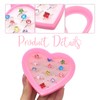 Children's Rings for Girls, Children's Rings Girls with Heart Shape