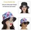 ZLYC Unisex Cute Unique Print Travel Bucket Hat Summer Fisherman