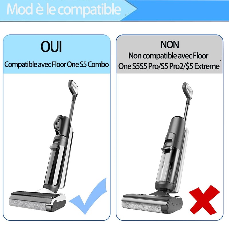 Replacement Brush Roll and HEPA Filter for Tineco Floor One