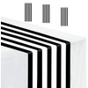 MUNILAIL 3 Pcs Stripe Table Runner Plastic 14 x 108