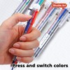 Shuttle Art Multi-Colored Ballpoint Pens, Multi-functional Pens, 6 Colors, Set
