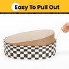 Conlun Cat Scratcher Box with 4 Cat Scratching Board Reversible