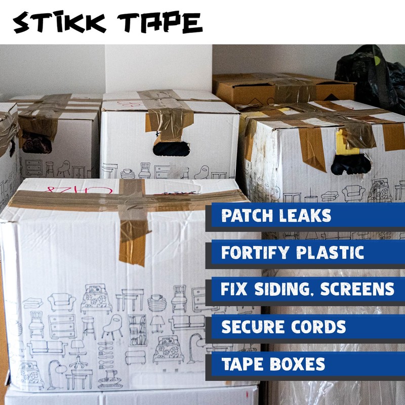 STIKK Duct Tape - Blue Duck Tape - 3 inch
