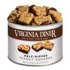 Virginia Diner Milk Chocolatey Half Dipped Peanut Squares, 16oz Tin