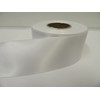2 metres of 50mm Satin Ribbon White Double Sided 5cm