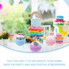 ABOOFAN 50pcs Fillable Capsules Ball Bauble Sphere 50mm Round Capsules