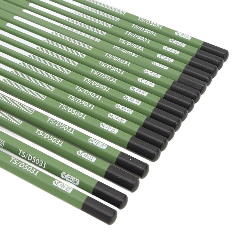 16pcs Professional Charcoal Pencils Multipurpose Safe Artist Pencils for Drawing