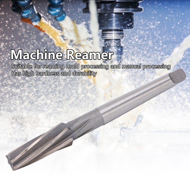 1:10 Taper Shank Machine Reamer 12x40x16mm Spiral High Speed Steel