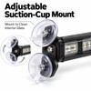 162 LED Dual Car Windshield Strobe Warning Light Bars, 12–24V