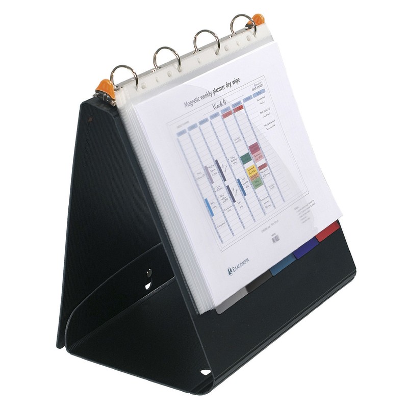 Exacompta 56034E Table Flip-Chart Black 320 x 285 for DIN