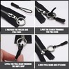 MAXQUU 20 Pieces Zipper Pull Cords, Zipper Label Pull Cords,