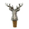 FRANK FLECHTWAREN Bottle Cork Silver Deer Set of 2