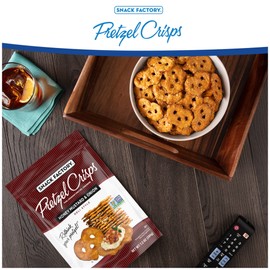 Snack Factory Pretzel Crisps Honey Mustard and Onion, 7.2 Oz Bag