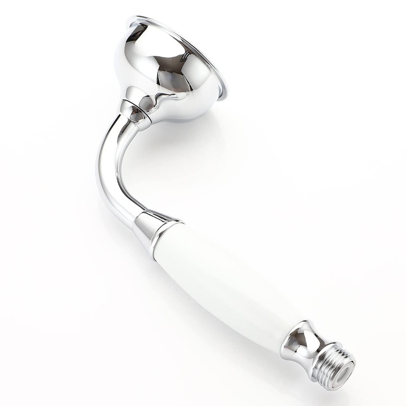 Wussh Bathroom Classic Traditional Brass Telephone Hand Shower Head Polished