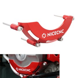 NICECNC Red Engine Alternator Cover Guard Protector Aluminum Compatible with HONDA XR650L 1993 1994 1995 1996 1997 1998 1999 2000 2001 2002-2024