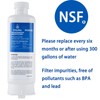 (3 Pack) DA97-17376B Water Filter for Sam&sung RF23R6201SR(/AA), RF27T5241SR(/AA), RF27T5501SR(/AA),