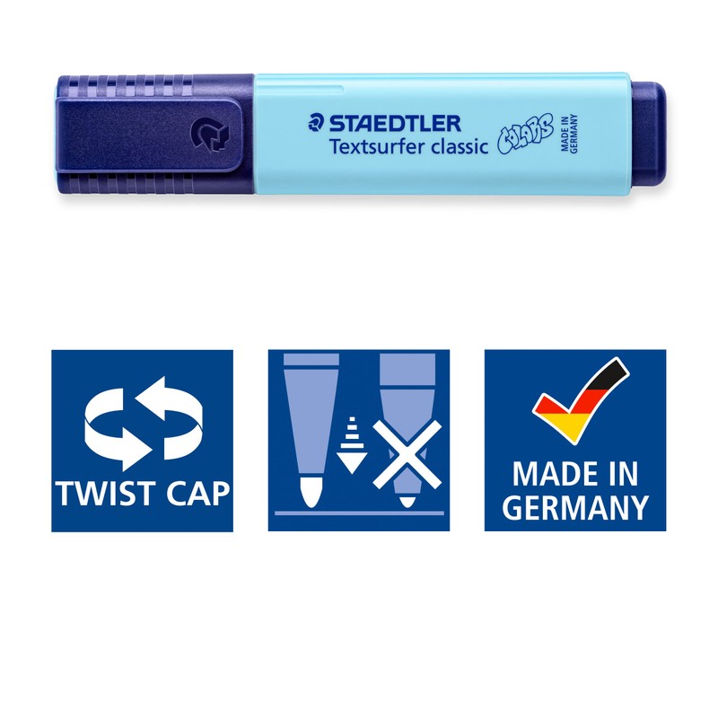 STAEDTLER 364 C-305 Textsurfer Classic Highlighter - Vintage Sky Blue