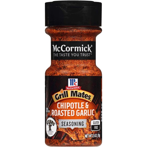 McCormick Grill Mates Chipotle & Roasted Garlic Seasoning, 2.5 OZ (Pack - 6)