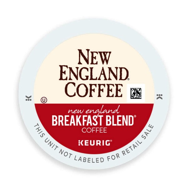 New England Coffee Single Serve K-Cup, New England Breakfast Blend, 36 Count