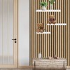 GHIBFBT Floating Shelf for Acoustic Panel, Space Saving Wall Mounted