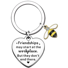 TTOVEN Friendship Keyring Gifts Friend Brithday Christmas Graduation Presents