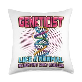 Genetic Science Gene Sequencing DNA Geneticist Throw Pillow