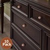HARPOON Cabinet Hardware Knobs Round Furniture Mushroom Knob - 1.4