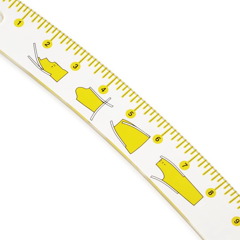 Dritz 24" Hip Curve Ruler with How-to Illustrations