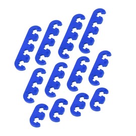 RATCHROLL 12pcs 7mm 8mm 8.5mm 8.8mm Car Engine Spark Plug Separators Ignition Wire Separators Holder Blue Replacement Car Parts