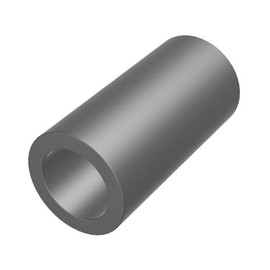 Steel Spacer 3/4" OD x 1/2" ID, Round Spacer Unthreaded Standoff Bushing Plain Finish, Fits Screws, Bolts 1/2" or M12, Metal Spacers Online (1-1/2" Length, 2 Pack)
