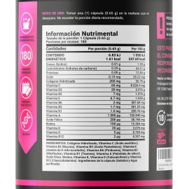 Multivitaminico De Mujer 180 Cápsulas Vitaminas Mujer B Life Sabor Sin Sabor