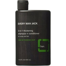 Every Man Jack 2-in-1 Thickening Shampoo & Conditioner 13.50 oz ( Pack of 3)
