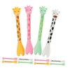 jojofuny 1set Cute Giraffe Writing Pens Ergonomic for Students Lightweight